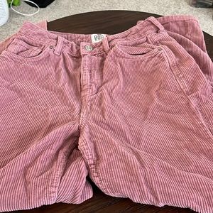 urban outfitters pink corduroys